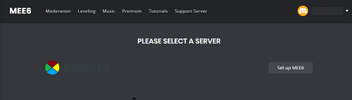 Bitte wählen Sie einen Server aus
