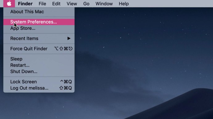 Mac-Desktop-Systemeinstellungen