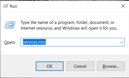 Programme d'exécution de Windows 10