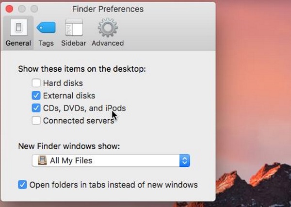 So beheben Sie, dass eine externe Festplatte auf dem Mac-2 nicht angezeigt wird