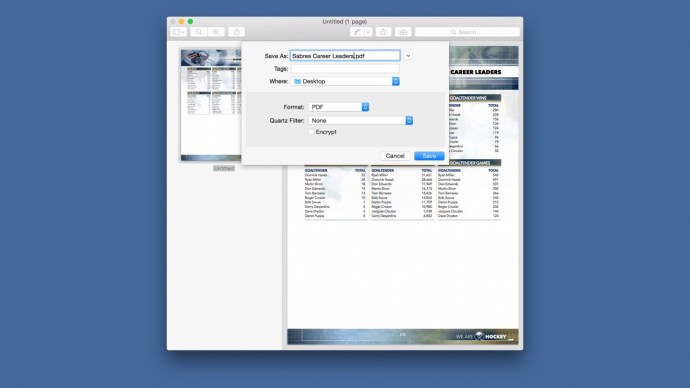 OS X-Vorschau Einzel-PDF speichern