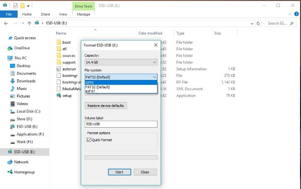 Windows2에서 '대상 파일 시스템에 대해 너무 큰 파일' 오류를 수정하는 방법