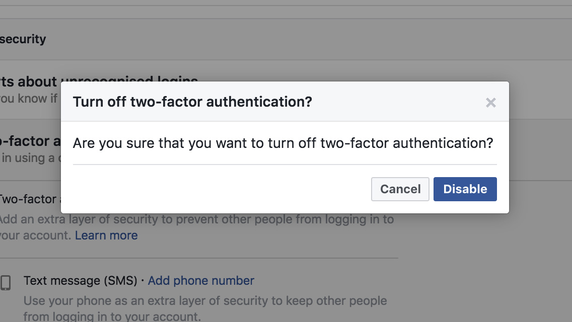 Facebook gibt zu, dass seine Spam-Texte für die Zwei-Faktor-Authentifizierung von Telefonnummern durch einen Fehler verursacht wurden